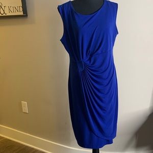Slinky blue dress